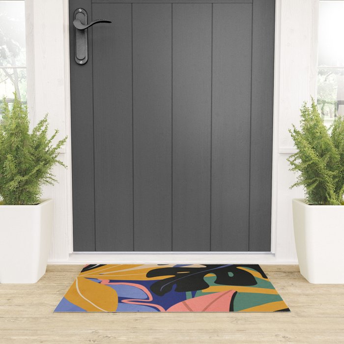 Jungle Abstract 7 Welcome Mat Gallery Image 3