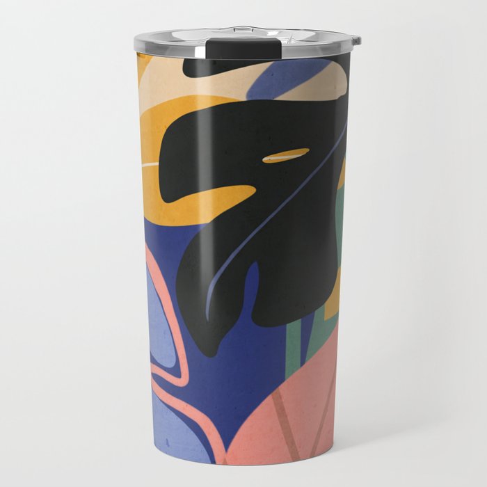 Jungle Abstract 7 Travel Mug Gallery Image 1
