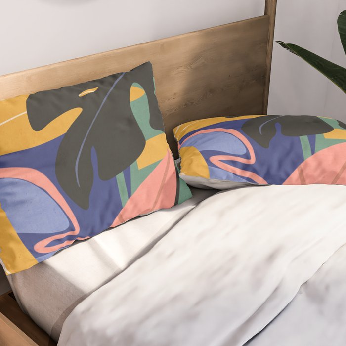 Jungle Abstract 7 Pillow Sham Gallery Image 2