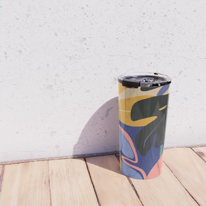 Jungle Abstract 7 Travel Mug Gallery Image 4