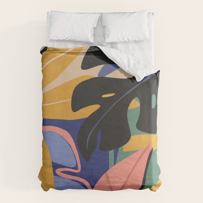 Jungle Abstract 7 Duvet Cover Gallery Image 1