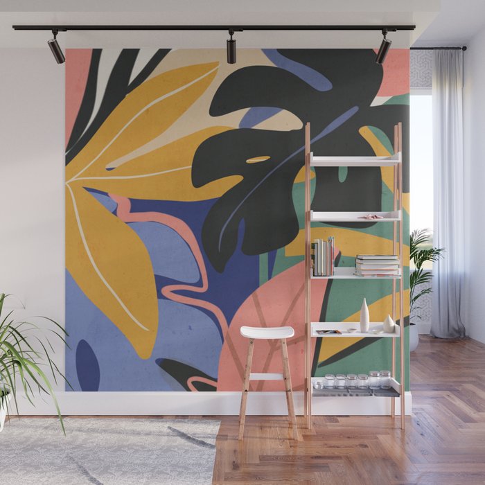 Jungle Abstract 7 Wall Mural Gallery Image 1