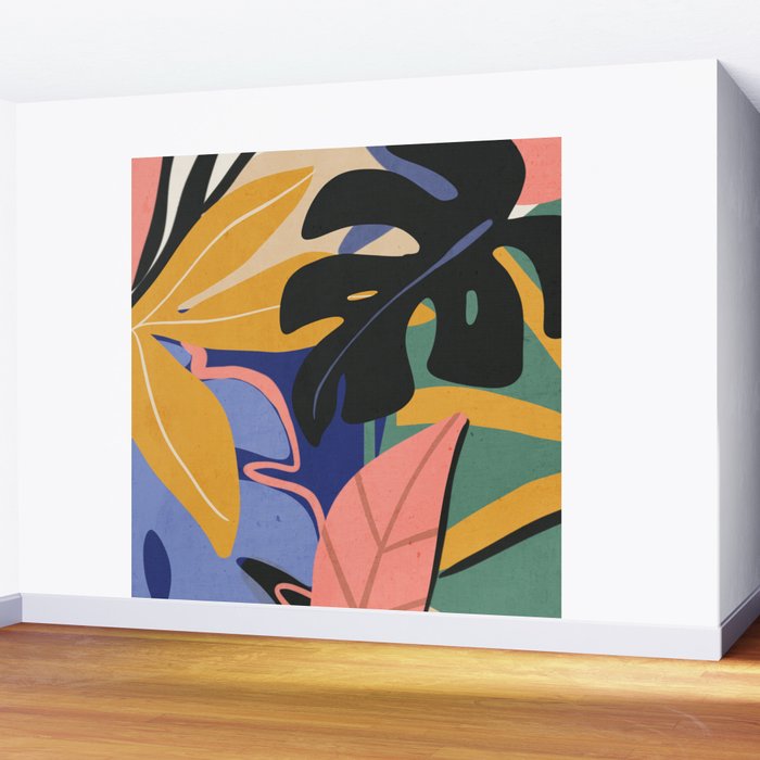 Jungle Abstract 7 Wall Mural Gallery Image 2