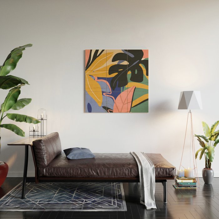Jungle Abstract 7 Wood Wall Art Gallery Image 2