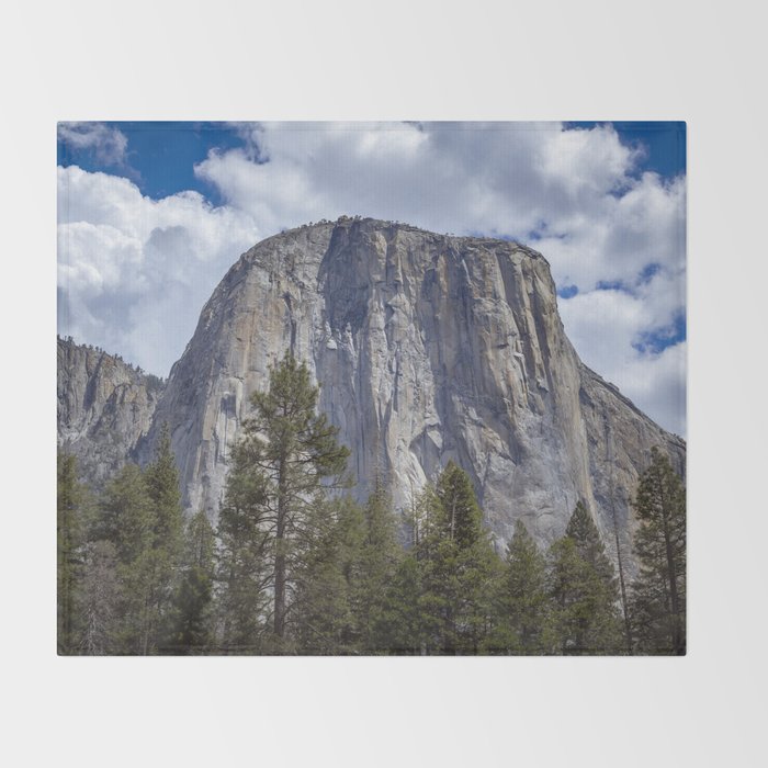El Capitan Yosemite National Park Throw Blanket Gallery Image 2