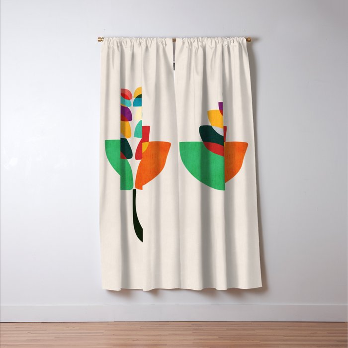 Lotus flower Window Curtain Gallery Image 3