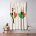 Lotus flower Window Curtain Gallery Image 5