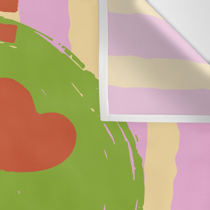 Love You Olive Kitchen Art Wall Tapestry Gallery Image 3