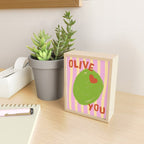 Love You Olive Kitchen Art Mini Art Print Gallery Image 2