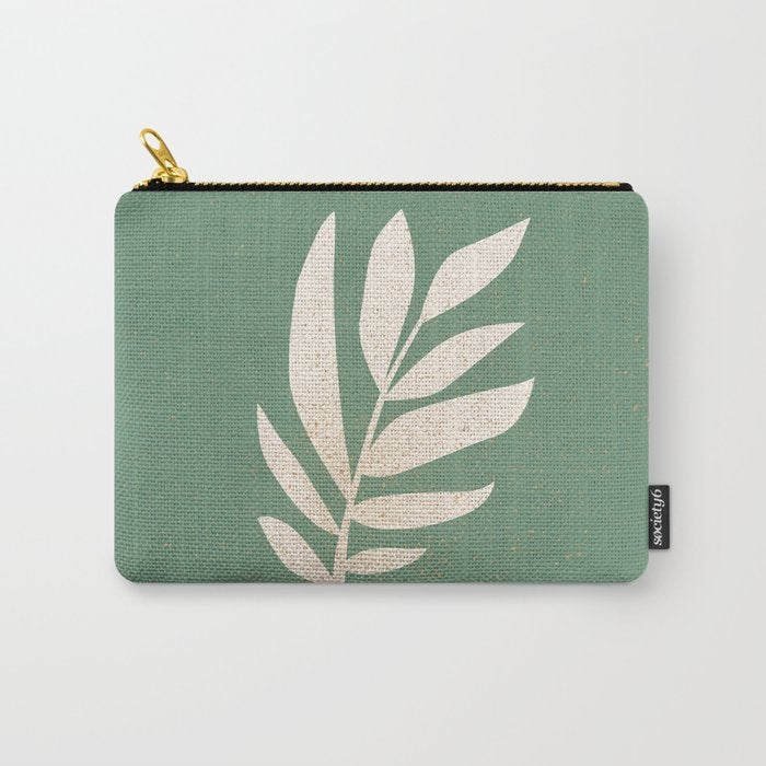 Cut-out Plant - Green Carry All Pouch Gallery Image 1