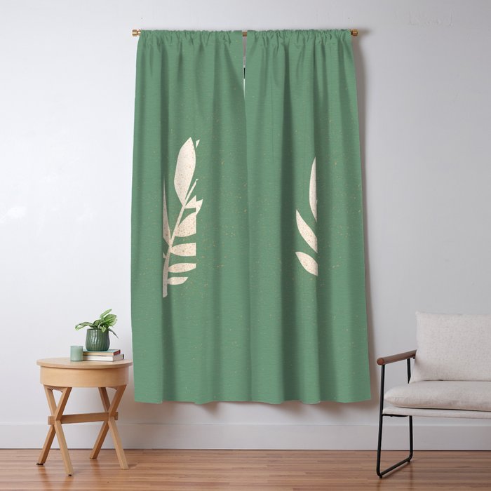 Cut-out Plant - Green Window Curtain Gallery Image 5