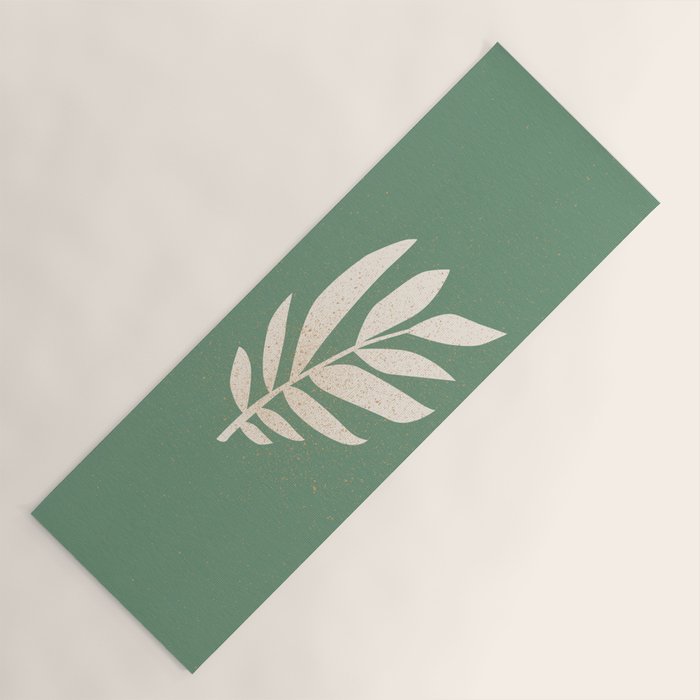 Cut-out Plant - Green Yoga Mat Gallery Image 1