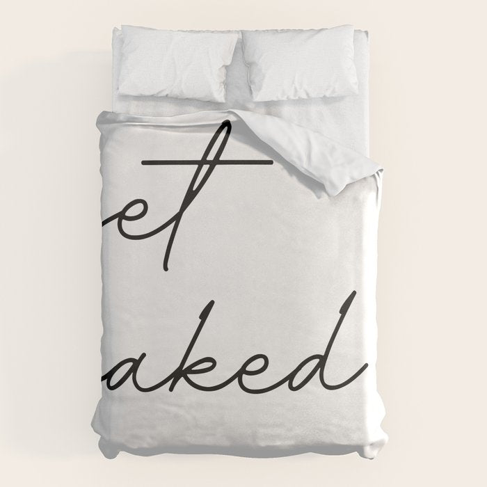 get naked Duvet Cover Gallery Image 1