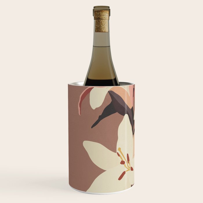 White Lilies 3 Wine Chiller Gallery Image 2