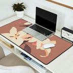 White Lilies 3 Desk Mat Gallery Image 2