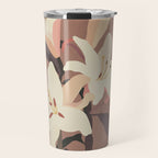 White Lilies 3 Travel Mug Gallery Image 1