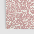 William Morris Vintage Strawberry Thief Pink & White Pattern Poster Gallery Image 3