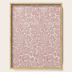 William Morris Vintage Strawberry Thief Pink & White Pattern Serving Tray Gallery Image 1