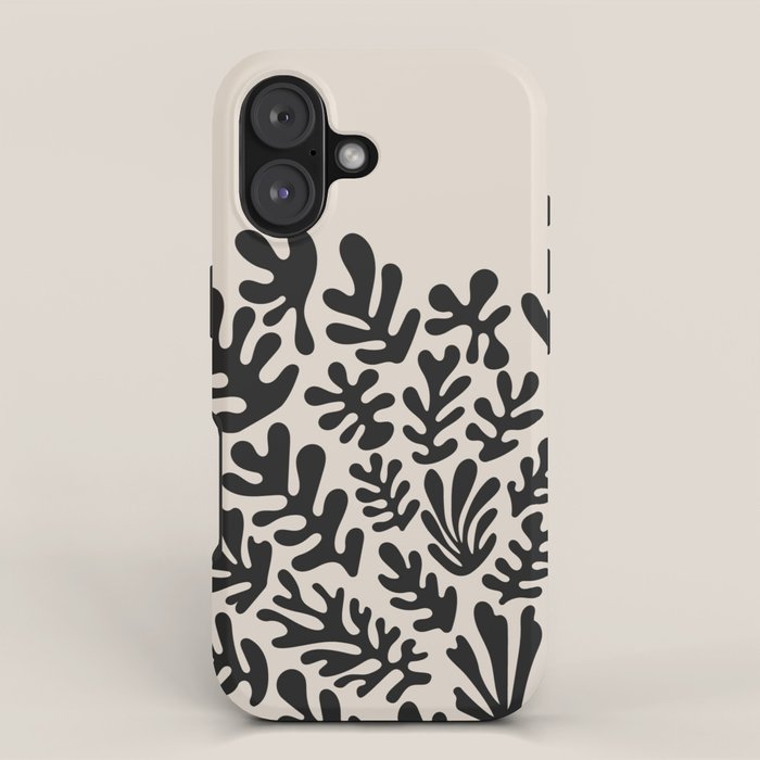 Matisse Black Cut Outs Abstract Mid Century Modern Art iPhone Case Gallery Image 1