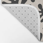 Matisse Black Cut Outs Abstract Mid Century Modern Art Bath Mat Gallery Image 2