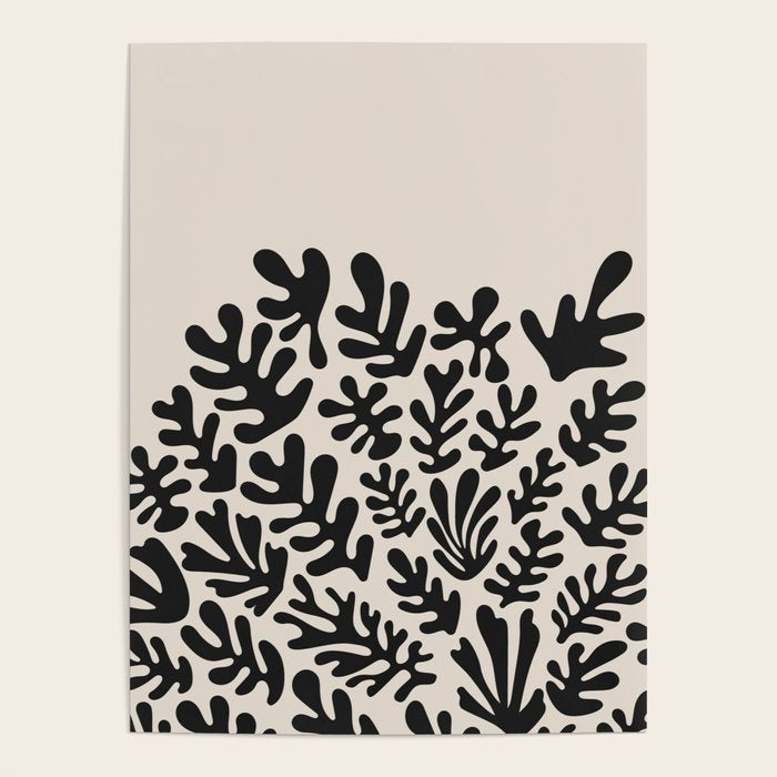 Matisse Black Cut Outs Abstract Mid Century Modern Art Poster Gallery Image 4