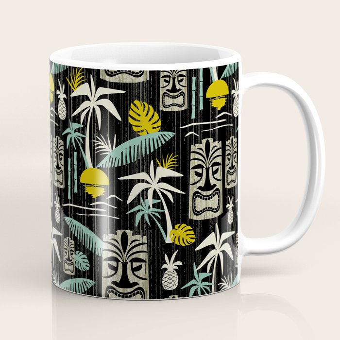 Island Tiki - Black Coffee Mug Gallery Image 1