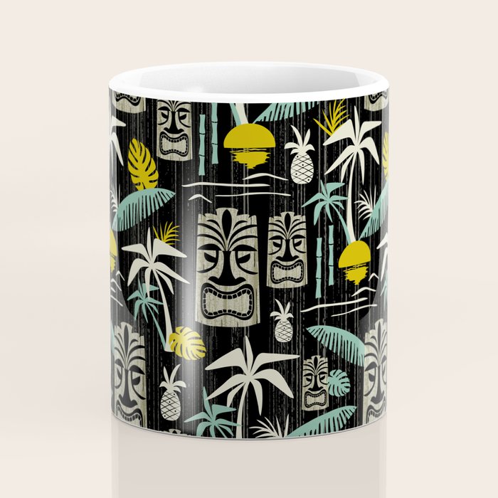 Island Tiki - Black Coffee Mug Gallery Image 4
