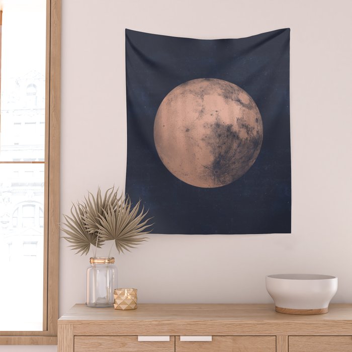Red Moon Wall Tapestry Gallery Image 2
