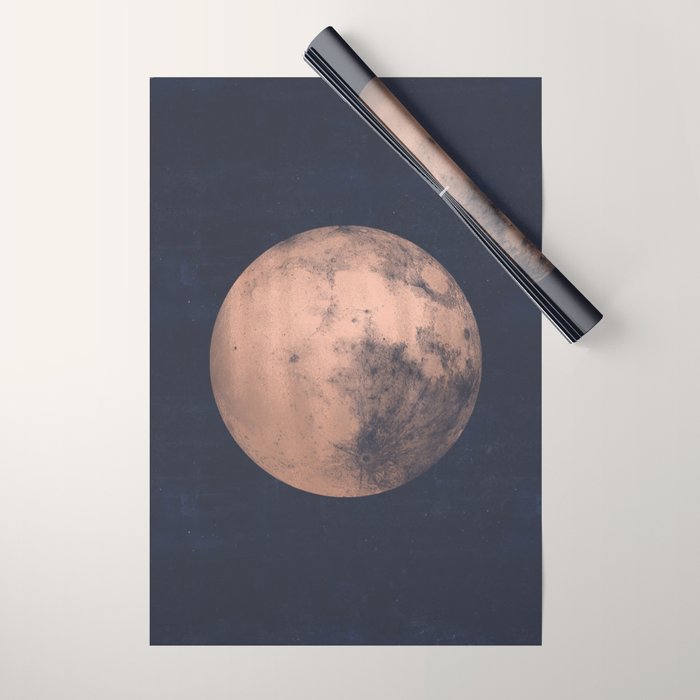 Red Moon Wrapping Paper Gallery Image 1