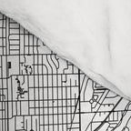Indianapolis White Map Comforter Gallery Image 4