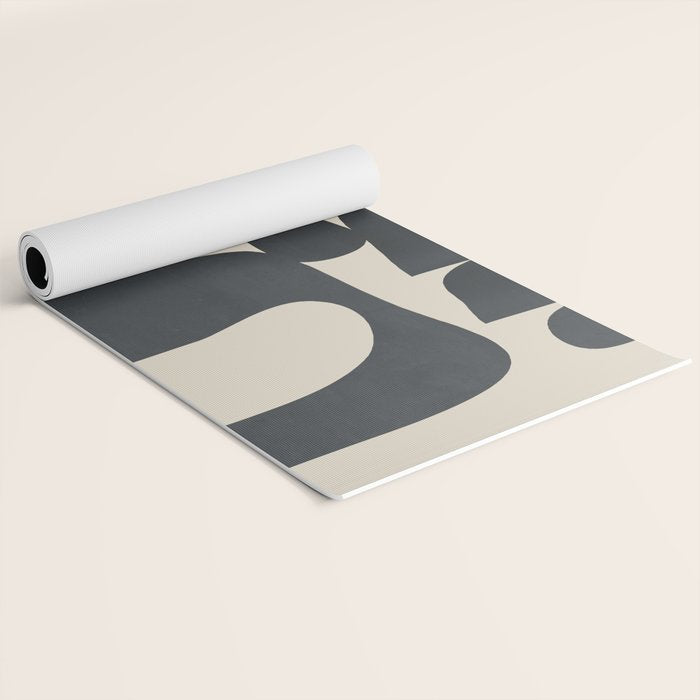 Modern Abstract Minimal Shapes 37 Yoga Mat Gallery Image 2