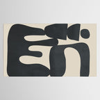 Modern Abstract Minimal Shapes 37 Tablecloth Gallery Image 2