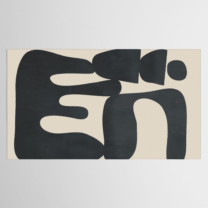 Modern Abstract Minimal Shapes 37 Tablecloth Gallery Image 2