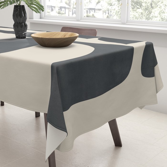 Modern Abstract Minimal Shapes 37 Tablecloth Gallery Image 3