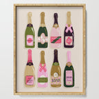 French Champagne Collection - Pink & Green Serving Tray Gallery Image 1