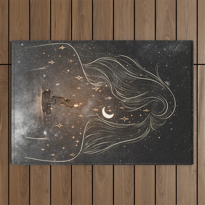 I see the universe in you. Outdoor Rug Gallery Image 1