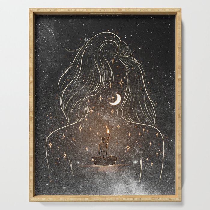 I see the universe in you. Serving Tray Gallery Image 1
