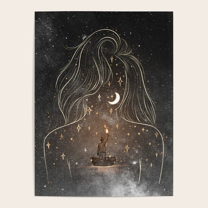 I see the universe in you. Poster