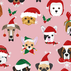 Christmas Dog Pattern Illustration Coffee Mug Gallery Image 2