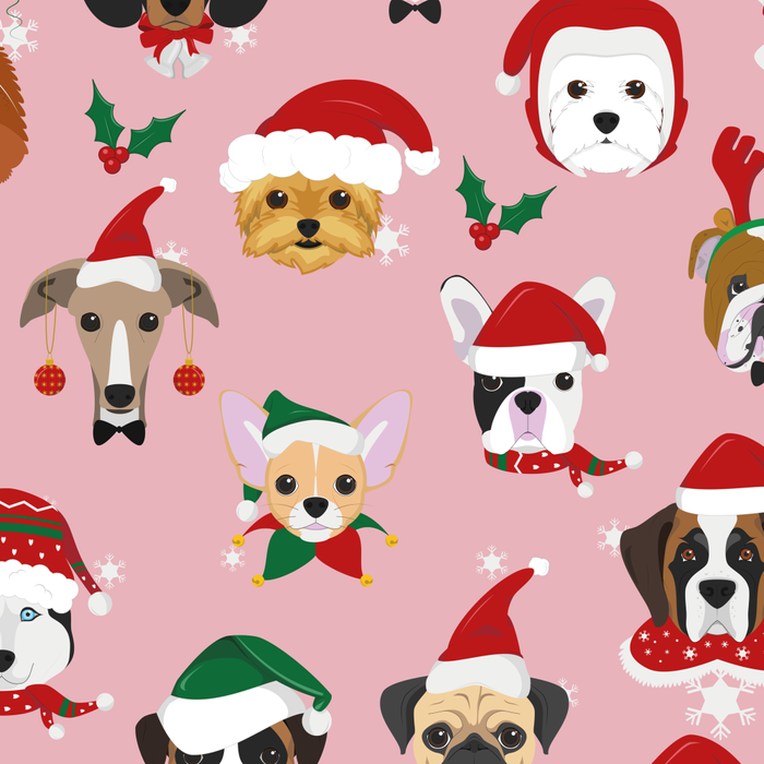 Christmas Dog Pattern Illustration Coffee Mug Gallery Image 2