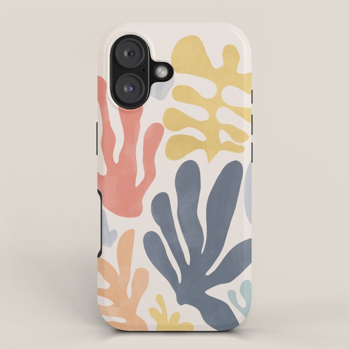 Matisse Cutouts Homage - Abstract Painting iPhone Case Gallery Image 1