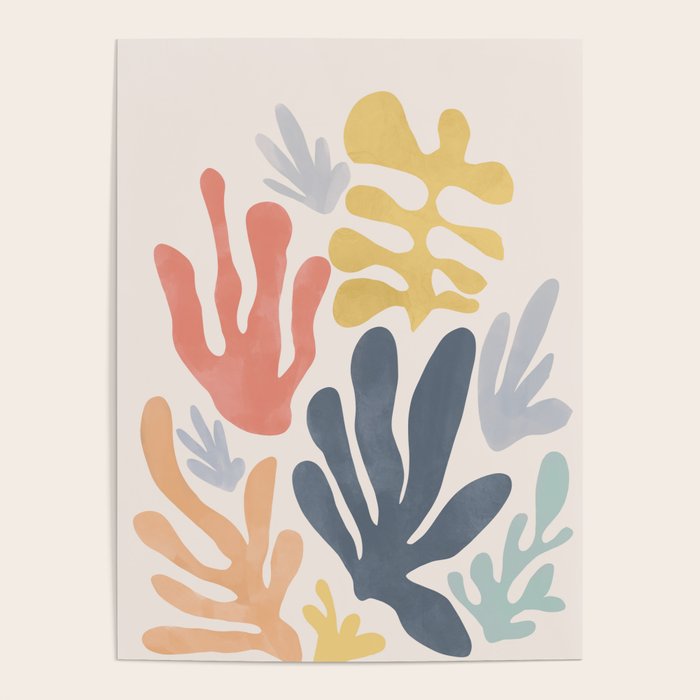 Matisse Cutouts Homage - Abstract Painting Poster Gallery Image 4