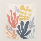 Matisse Cutouts Homage - Abstract Painting Wall Tapestry Gallery Image 4
