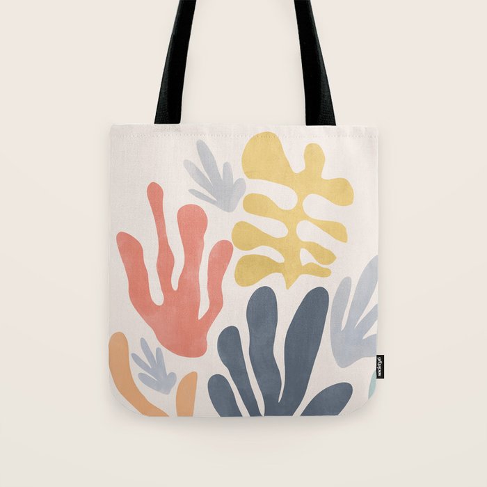 Matisse Cutouts Homage - Abstract Painting Tote Bag Gallery Image 1