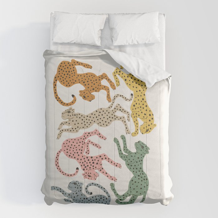 Rainbow Cheetah Comforter Gallery Image 6
