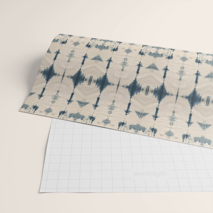 Shibori Soundwaves Wrapping Paper Gallery Image 2