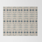 Shibori Soundwaves Throw Blanket Gallery Image 2