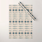 Shibori Soundwaves Wrapping Paper Gallery Image 1