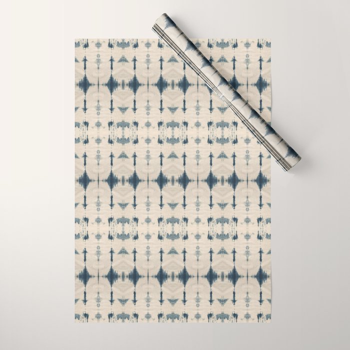 Shibori Soundwaves Wrapping Paper Gallery Image 1