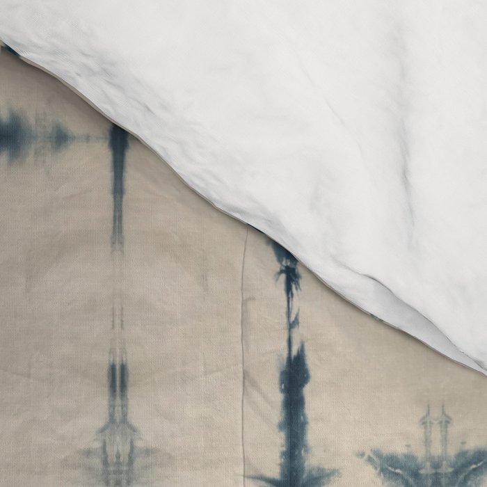 Shibori Soundwaves Comforter Gallery Image 4